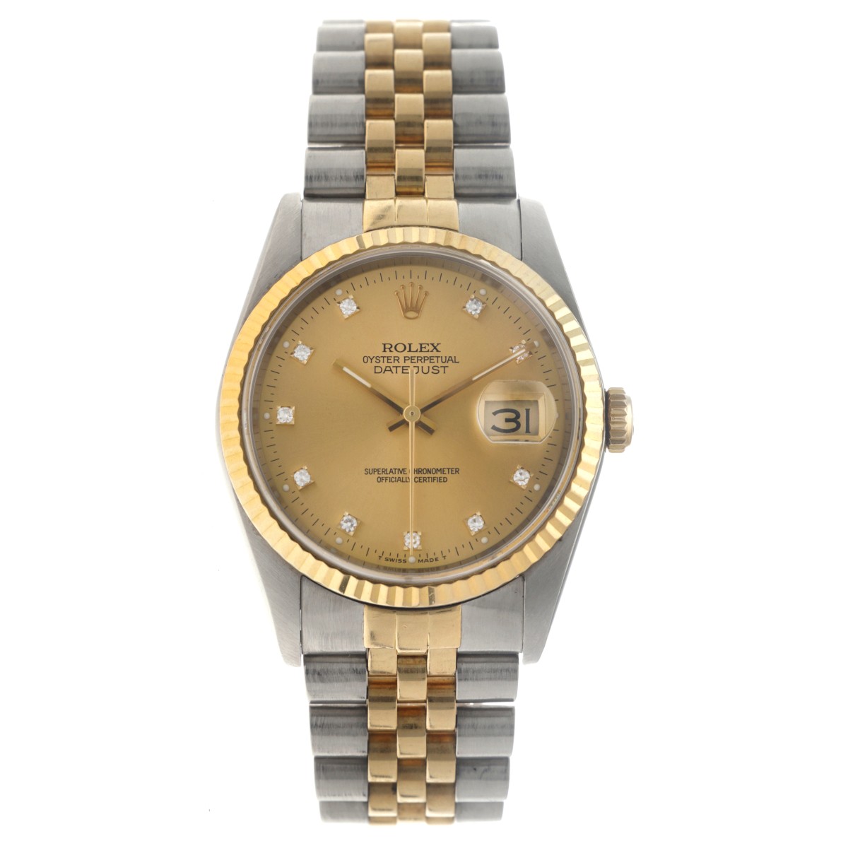 No reserve - Rolex Datejust 36 16233 - Heren horloge - ca. 1988.