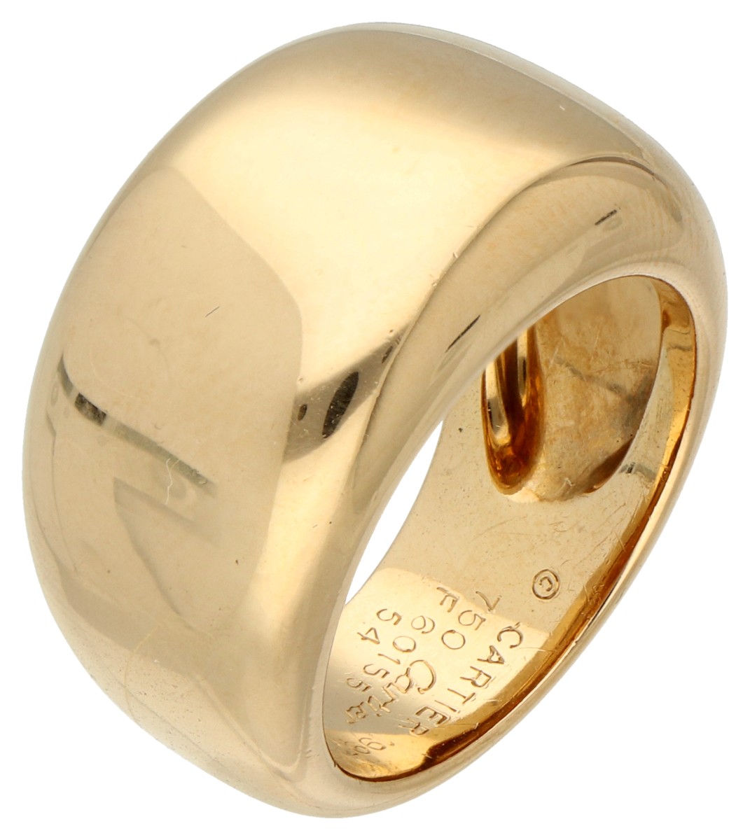 Cartier 18K geelgouden 'Nouvelle Vague' ring.