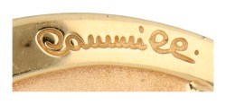 Annamaria Cammilli 18K geelgouden hanger uit de 'Dune' collectie bezet met diamant.