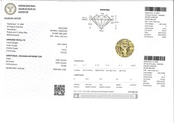 No reserve - 0.68 ct. IGI gecertificeerde natuurlijke diamant.