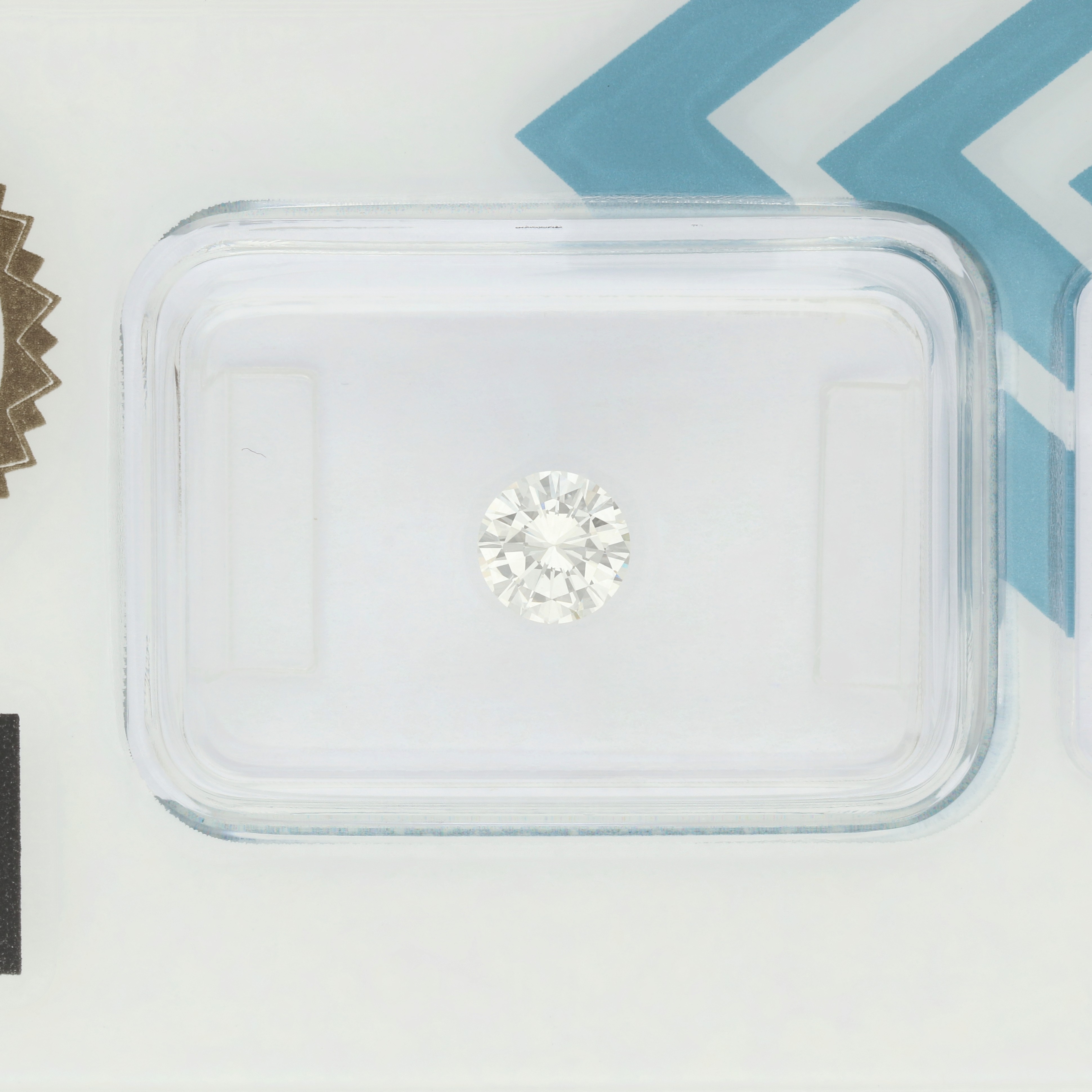 No reserve - 0.45 ct. IGI gecertificeerde natuurlijke diamant.