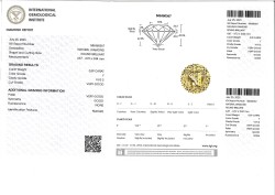 No reserve - 0.39 ct. IGI gecertificeerde natuurlijke diamant.