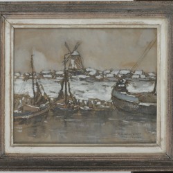 Max Chottiau (Tongeren 1881 - 1968), 'Harderwijk".