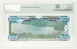 No reserve - Burundi. 2000 Francs. Banknote. Type 2001. - UNC.