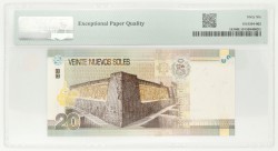 No reserve - Peru. 20 nuevos Soles. Banknote. Type 2009. - UNC.