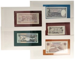 No reserve - Africa mix. lot 5 banknotes. Type ND. - UNC.