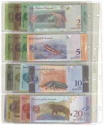 No reserve - Venezuela. lot 18 banknotes. Type 2011/2018. - UNC.