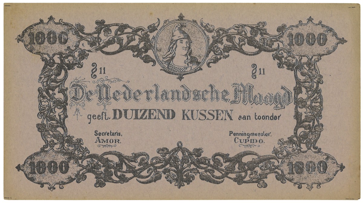 No reserve - Nederland. 1000 Kussen. Bankbiljet. Type ND. - UNC.