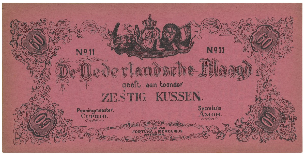 No reserve - Nederland. 60 Kussen. Bankbiljet. Type ND. - UNC.