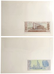 No reserve - Africa mix. lot 5 banknotes. Type ND. - UNC.