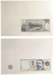 No reserve - Argentina. lot 4 banknotes. Type ND. - UNC.