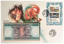 No reserve - South America mix. lot 5 banknotes. Type 1982/1989. - UNC.