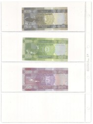 No reserve - South Sudan. lot 3 banknotes. Type 2011. - UNC.