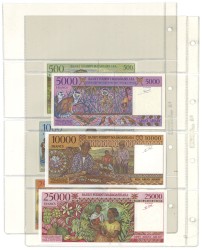 No reserve - Madagascar. lot 6 banknotes. Type ND. - UNC.