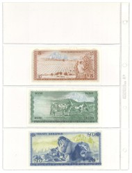 No reserve - Kenya. lot 3 banknotes. Type 1978. - UNC.