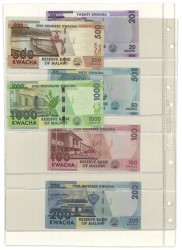 No reserve - Malawi. lot 6 banknotes. Type 2012/2013. - UNC.
