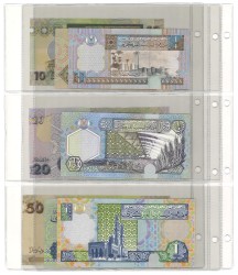 No reserve - Lybia. lot 9 banknotes. Type ND. - UNC.