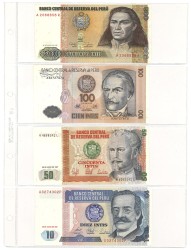 No reserve - Peru. lot 11 banknotes. Type 1985/1987. - UNC.
