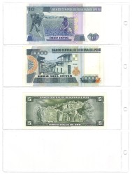 No reserve - Peru. lot 11 banknotes. Type 1985/1987. - UNC.