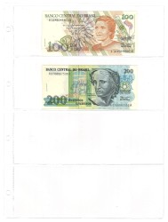 No reserve - Brazil. lot 10 Banknotes. Type ND. - UNC.