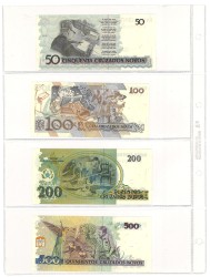 No reserve - Brazil. lot 10 banknotes. Type ND. - UNC.