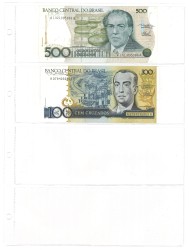 No reserve - Brazil. lot 10 banknotes. Type ND. - UNC.