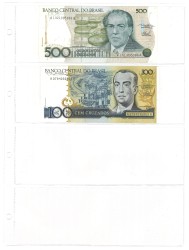 No reserve - Brazil. lot 10 banknotes. Type ND. - UNC.