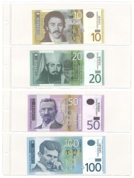 No reserve - Servië. lot 6 banknotes. Type ND. - UNC.