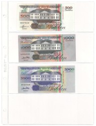 No reserve - Suriname. lot 8 banknotes. Type 1991/1998. - UNC.