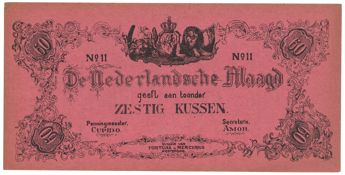 No reserve - Nederland. 60 kussen. Type ND. - UNC.