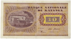 No reserve - Benin. 10 francs. banknote. Type 1960. - Very fine.