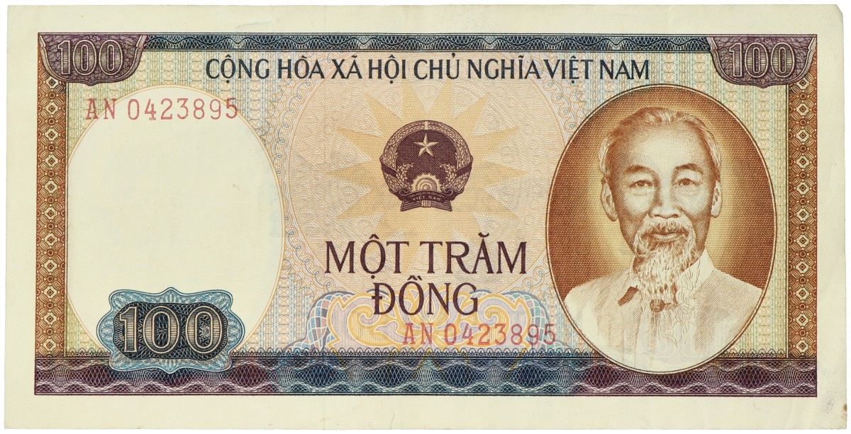 No reserve - Vietnam. 100 Dong. Banknote. Type ND. - Very fine.