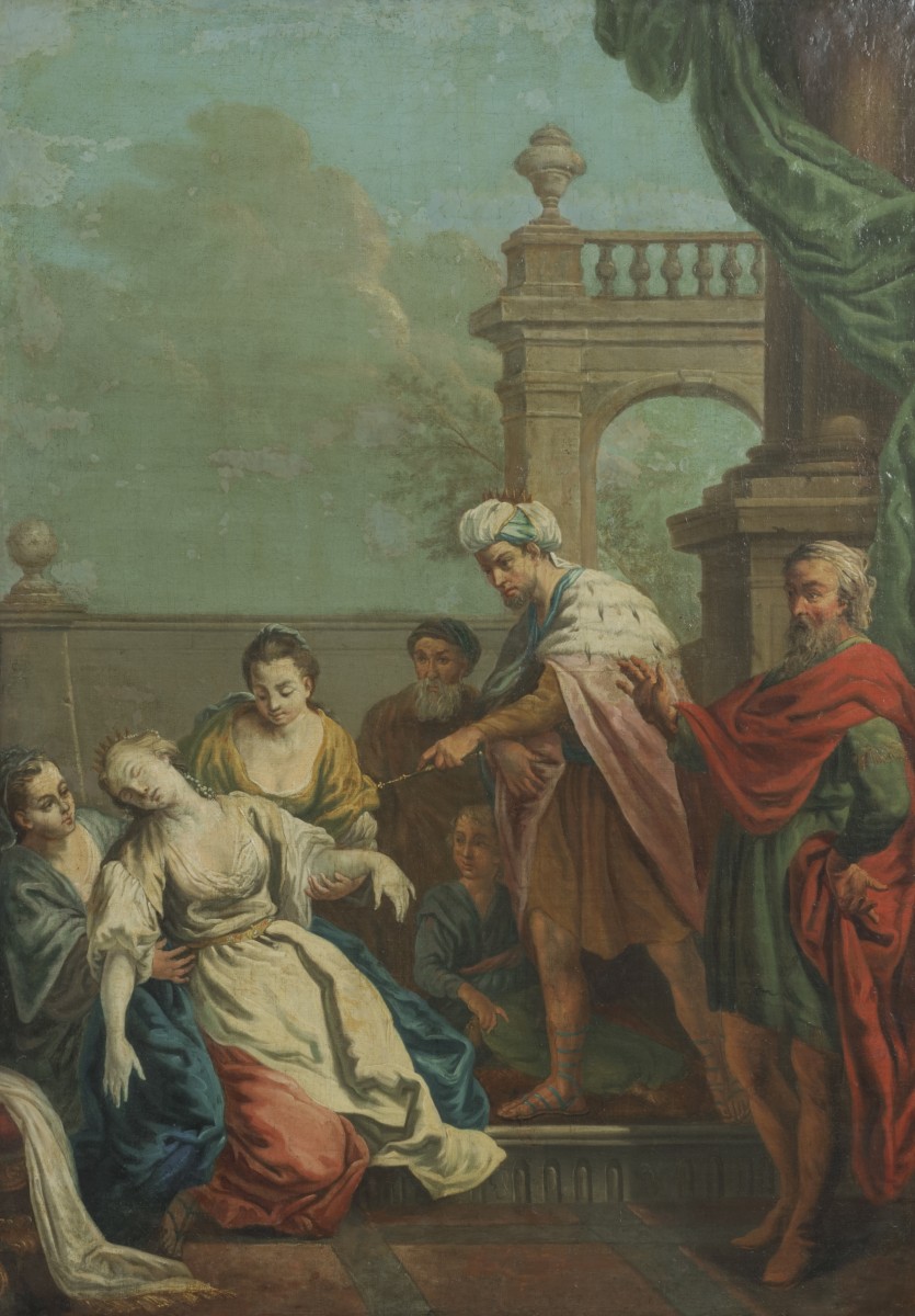 Sebastiano Ricci (Belluno 1659 - 1734 Venetië), toegeschreven aan, Het vonnis.