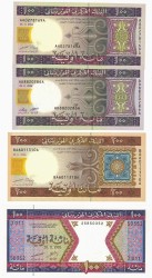 No reserve - Mauritania. lot 4 banknotes. Type 1993/2008. - UNC.