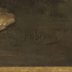 Hobbe Smith (Witmarsum 1862 - 1942 Amsterdam ), Pijpje roken.
