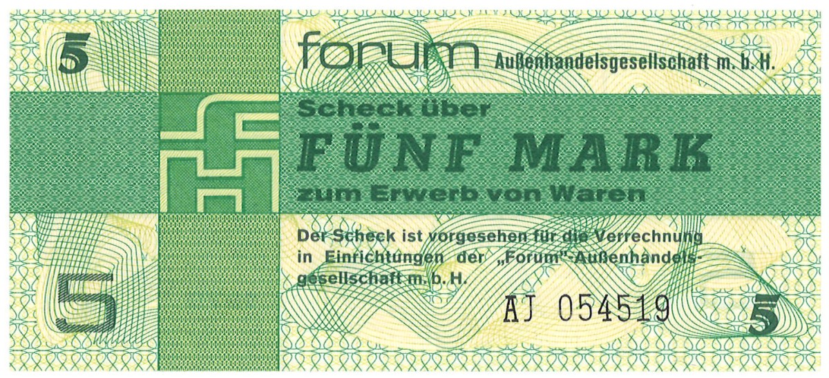 No reserve - Duitsland. 5 Mark. banknote. Type 1979. - UNC.