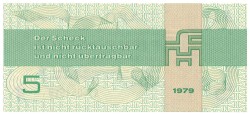 No reserve - Duitsland. 5 Mark. banknote. Type 1979. - UNC.