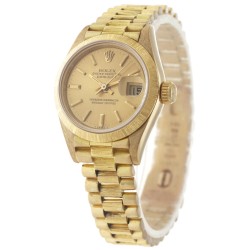 Rolex Datejust 18k. 'Bark Finish' 69278 - Dameshorloge - 1985.