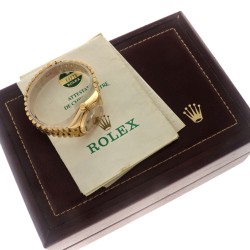 Rolex Datejust 18k. 'Bark Finish' 69278 - Dameshorloge - 1985.