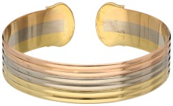 Cartier 'C de Cartier Trinity' 18K tricolour gouden armband.