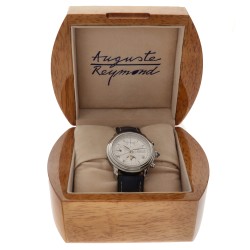 No Reserve - Auguste Reymond Cotton Club Chrono Moonphase - Herenhorloge.