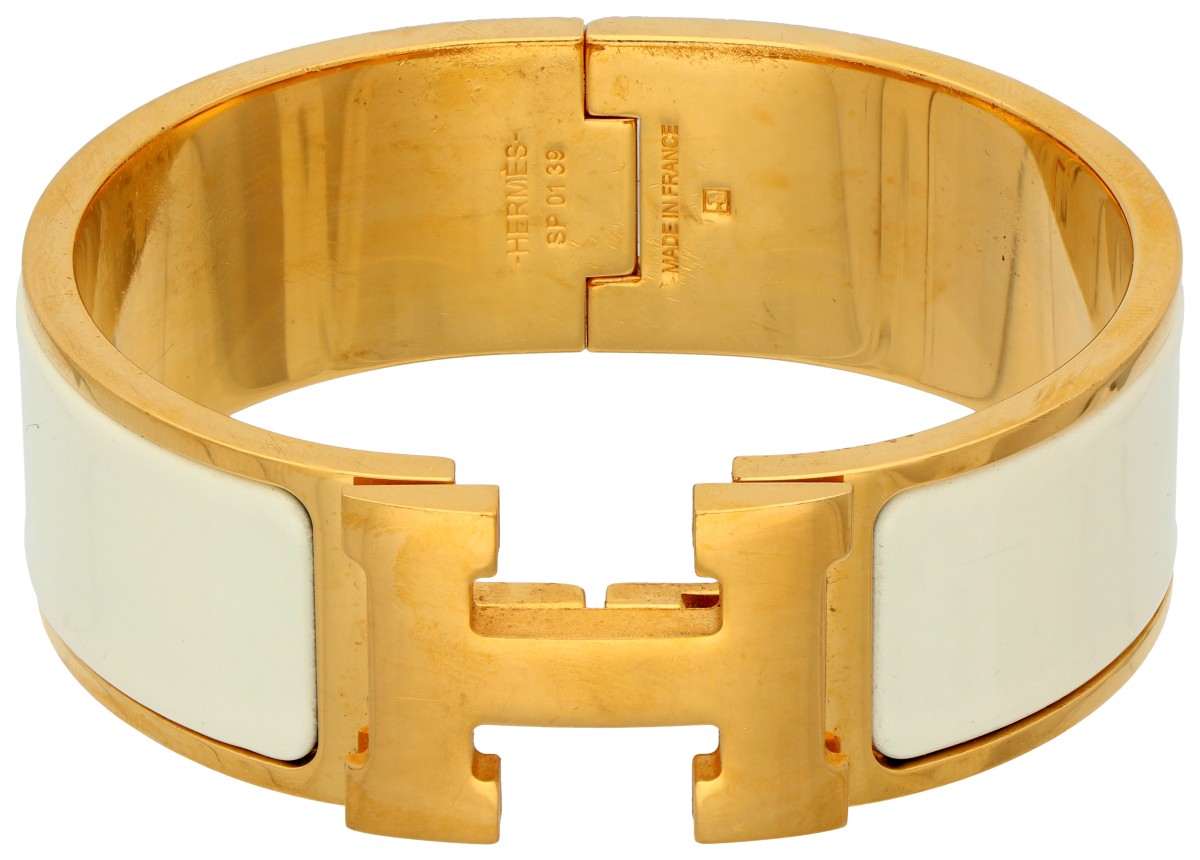 Hermès bracelet Clic H wit.