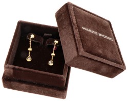 Marco Bicego 18K geelgouden oorstekers 'Paradise' Collection.