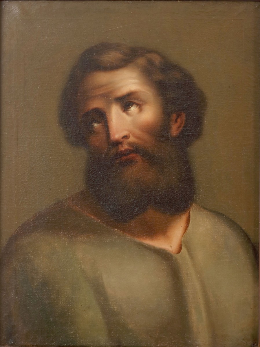 Navolger Guido Reni, ca. 1830, Een apostelportret, mogelijk Paulus.