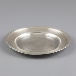 Dinerbord zilver.