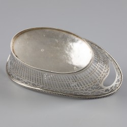 Bonbonmand zilver.