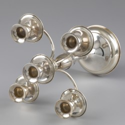 Kandelaar zilver.