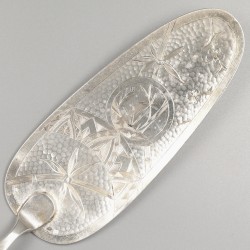 Taartschep (Japonisme), Louis Wolfers Pere et fils, Brussel (België), 1885-1890, zilver.