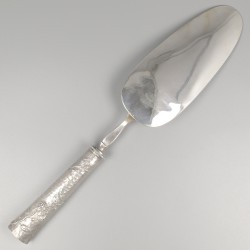 Taartschep (Japonisme), Louis Wolfers Pere et fils, Brussel (België), 1885-1890, zilver.