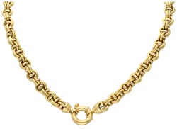 18K Geelgouden schakelcollier.